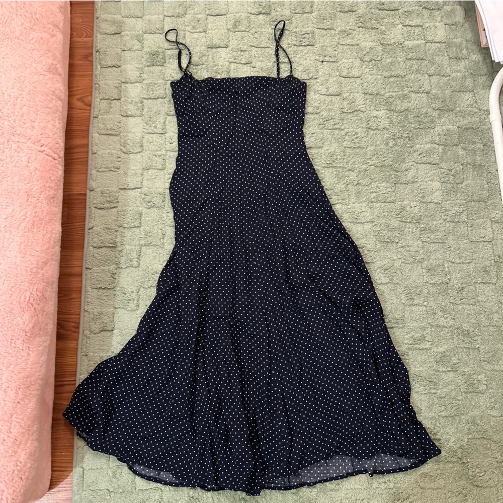 Reformation Midi Dress, Polka dots Size 0 - Picture 4 of 6